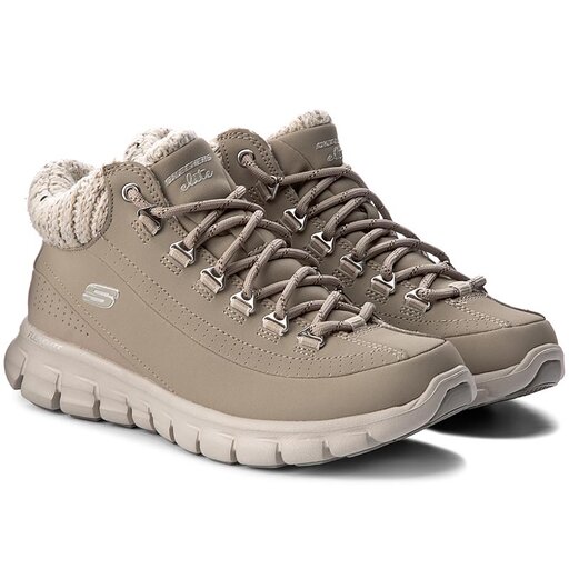 Schnurstiefeletten Skechers Winter Nights 12122 STN Beige eschuhe