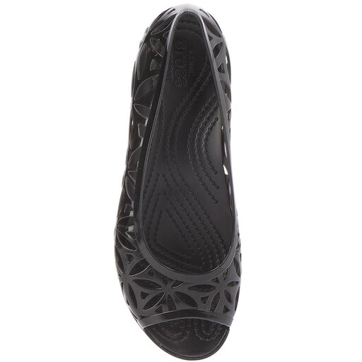Półbuty Crocs Isabella Jelly II Flat W 204941 Czarny