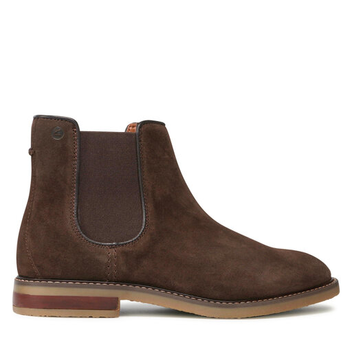 Bottines Chelsea Clarks Jaxen Chelsea 261628067 Marron chaussures