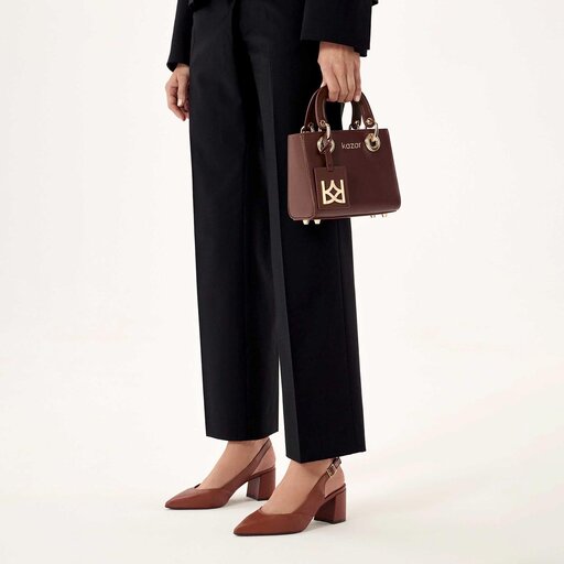 Skórzana shopperka MARILYN Michael Kors | Granatowy | Gomez.pl