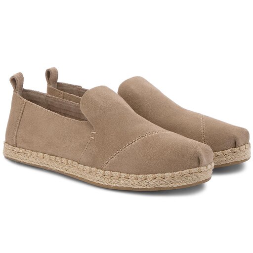 Desert taupe suede women's deconstructed alpargatas clearance
