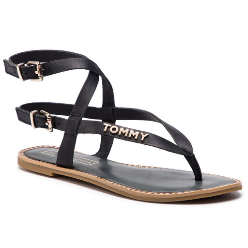Tommy hilfiger iconic flat strappy sandal store
