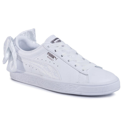 Sneakersy Puma Basket Bow Animal Wn's 367828 01 Bia?y | eobuwie.com.pl