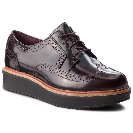 Clarks teadale sales maira aubergine