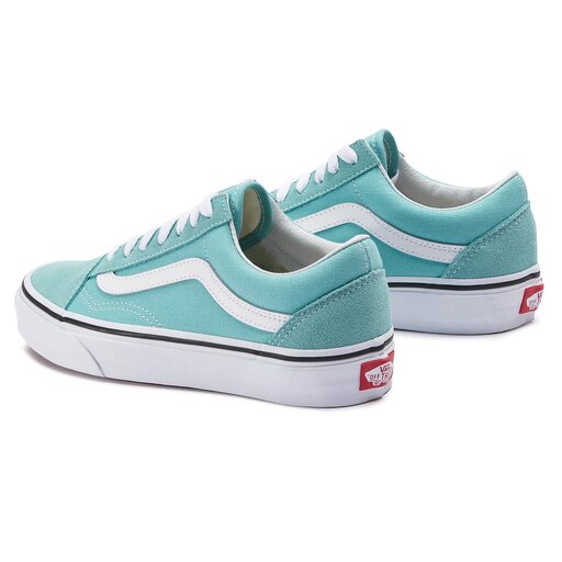Aqua haze old skool vans sales