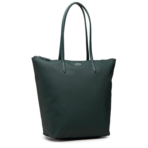 lacoste green tote bag