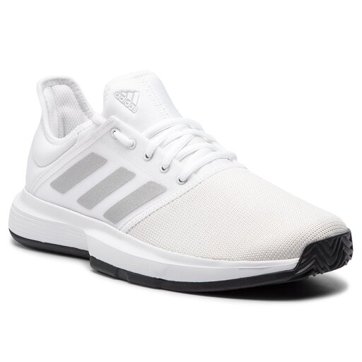 Buty adidas GameCourt M CG6333 Ftwwht Msilve Cblack eobuwie