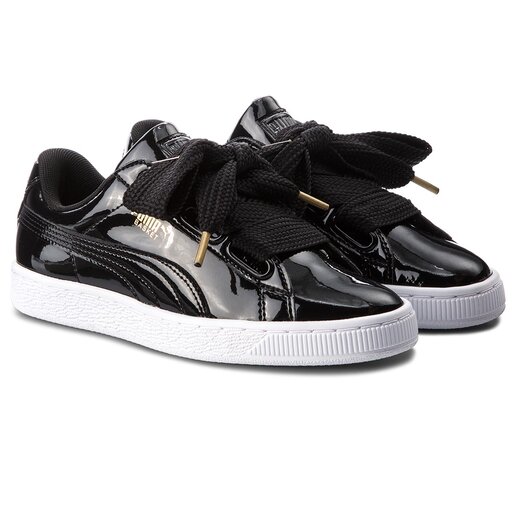 puma basket sneakers black
