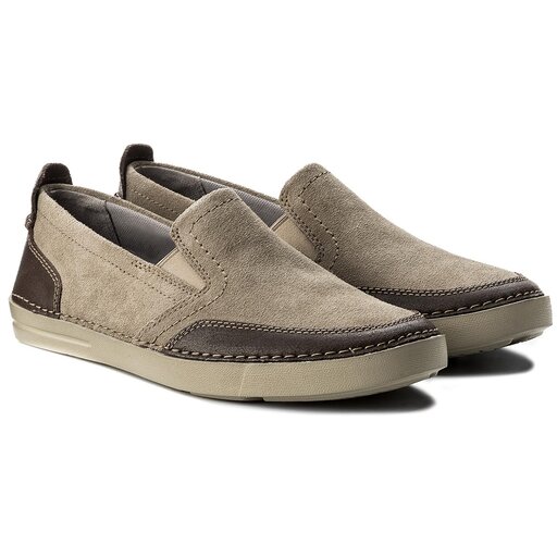 P buty Clarks Gosler Race 261325807 Sage Suede eobuwie .pl