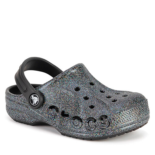 Klapki Crocs BAYA GLITTER CLOG 207015-0C4 Czarny | eobuwie