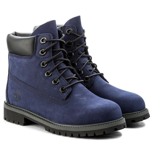Scarponcini timberland top blu