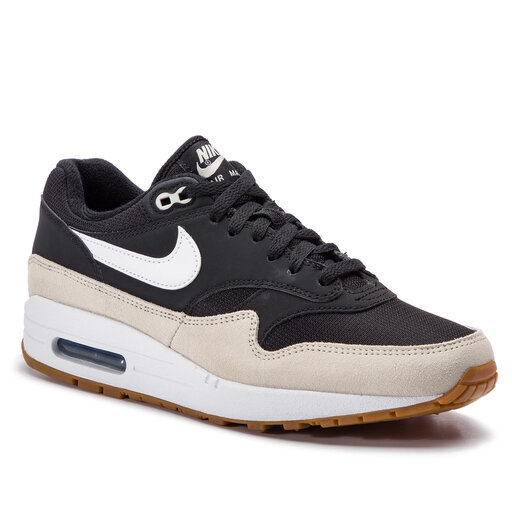 nike air max 1 black white light bone