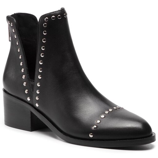 Steve madden top conspire black leather
