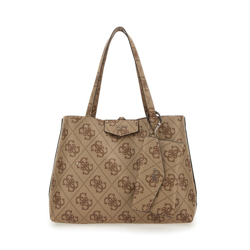 Handtasche Guess Eco Brenton (EBO) HWEBO8 39023 Beige | eschuhe.de