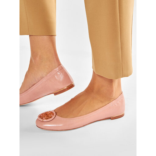 Балеринки Tory Burch Multi Logo Elastic Ballet 82218 Розов