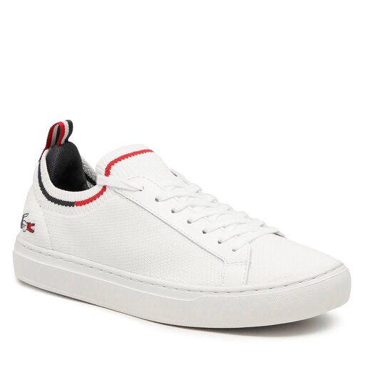 Lacoste on sale red sneakers