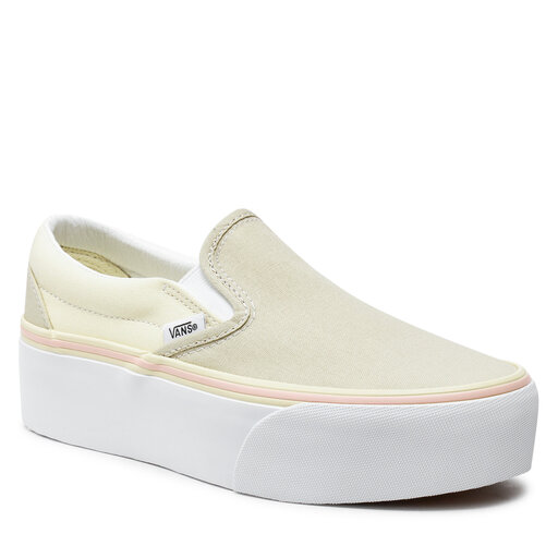 Sneakers aus Stoff Vans Classic Slip On Stackform VN000CN14481 Beige eschuhe