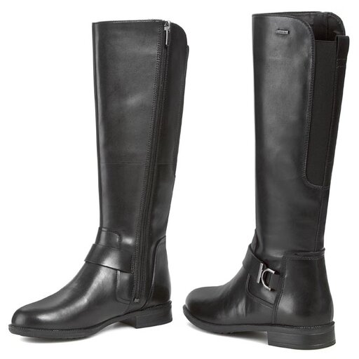 Oficerki Clarks Mint Treat GTX GORE TEX 261027564 Czarny eobuwie .pl