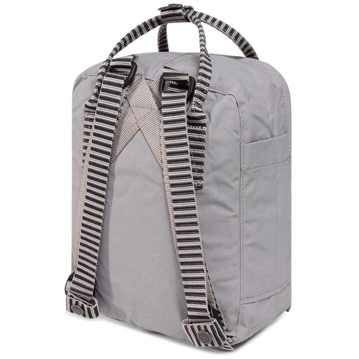 Black striped fjallraven kanken best sale