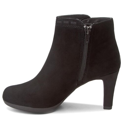 Botki Clarks Adriel Sadie 261293584 Czarny eobuwie .pl