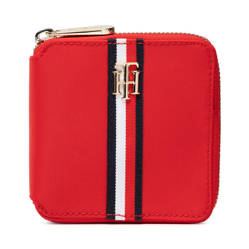 Portafoglio Tommy Hilfiger Poppy Med Za Corp AW0AW11561 Rosso