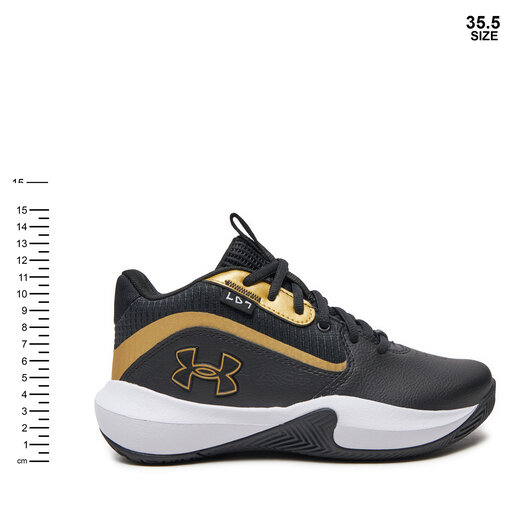 Black and gold under armour basketball shoes online