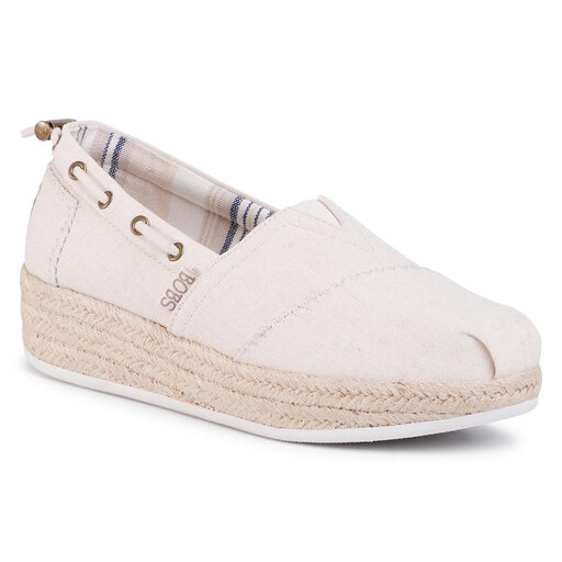 Espadrillas Skechers BOBS Yacht Master 113075 NAT Beige escarpe