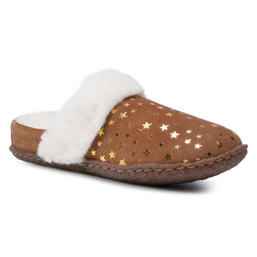 Kapcie Sorel Youth Nakiska™ Slide II NY3924 Brązowy