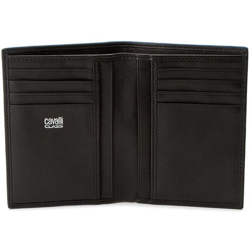 Portafoglio grande da uomo Cavalli Class C71PMCIV7043F95 Black Royal Blue F95