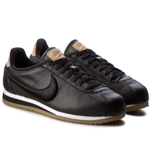 Zapatos Nike Classic Cortez Leather Prem 861677 004 Black/Black/White Www.zapatos.es