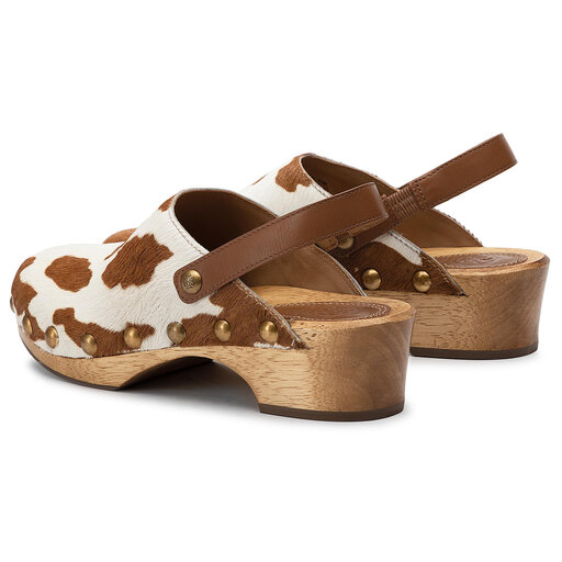 Sabots Tory Burch Blythe 50MM Studded Clog 56904 Warm Honey Royal