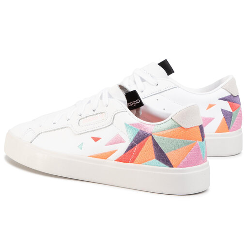 Обувки adidas Sleek W EG7876 Ftwwht/Tecprp/Crywht • Www.obuvki.bg
