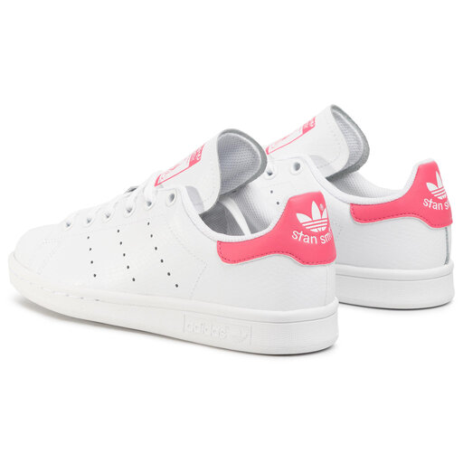 Obu a adidas Stan Smith J EE7573 Ftwwht Ftwwht Reapnk ecipele