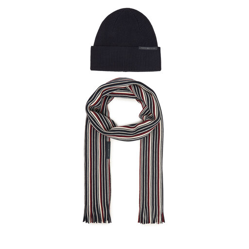 Zestaw Szalik i Czapka Tommy Hilfiger Th Corp Love