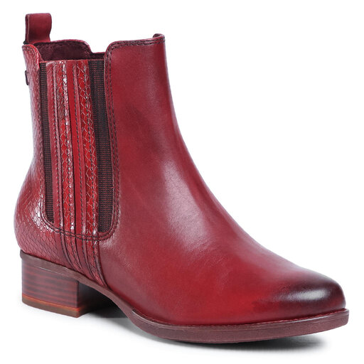 Bottines rouges tamaris new arrivals
