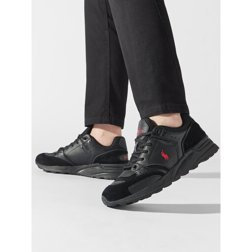 Zapatillas Hombre Negras Vestir Zapatillas Polo Sport Trackster