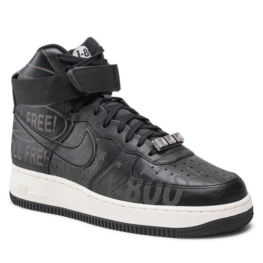 Sneakers Nike Air Force High '07 Prm CU1414 001 Schwarz