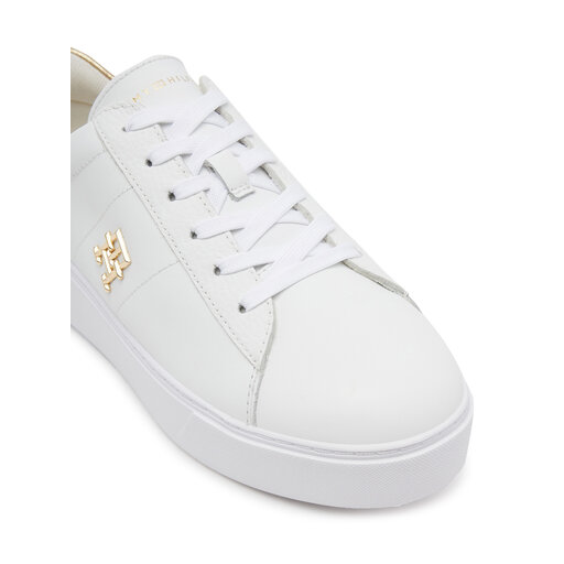 スニーカー   Woman Sneakers White FW0FW08648 YBS Women Sneaker Tommy Hilfiger Platform Court Sneaker