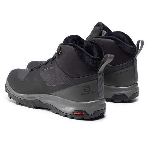 Trekkingschuhe Salomon Outsnap Cswp 411100 27 V0 Schwarz