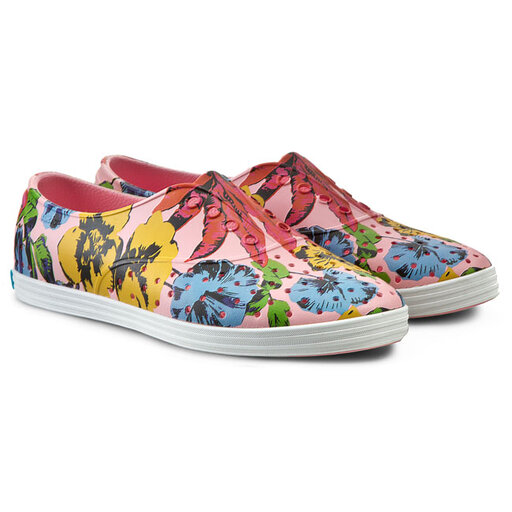 Tennis Native Jericho Princess Pink Dayglo Bloom Print chaussures