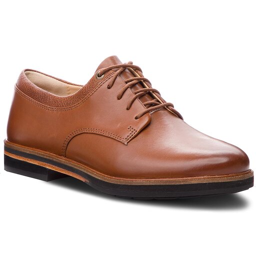 Oxfords Clarks Frida Derby 261359764 Dark Tan Leather epapoutsia.gr
