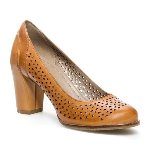 Czółenka ECCO Pretoria 35109302021 Brązowy