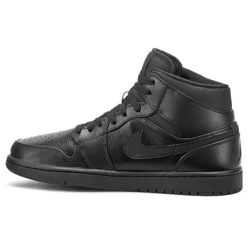 air jordan mid 1 all black
