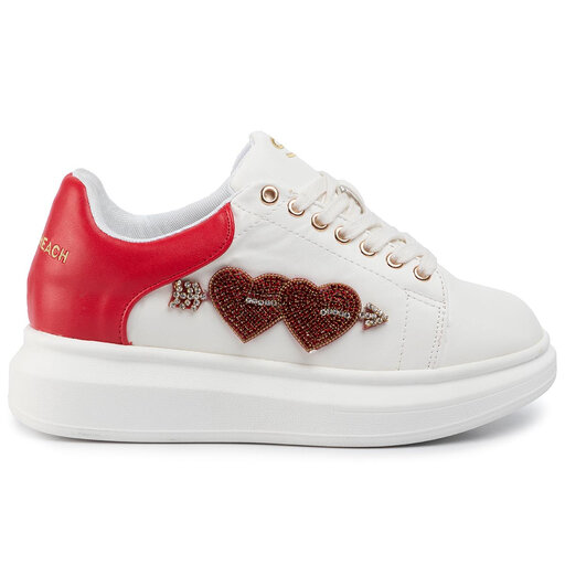 Laisvalaikio batai Silvian Heach Sneakers Sh Heart RCA19089CZ Red/White •  Www.eavalyne.lt