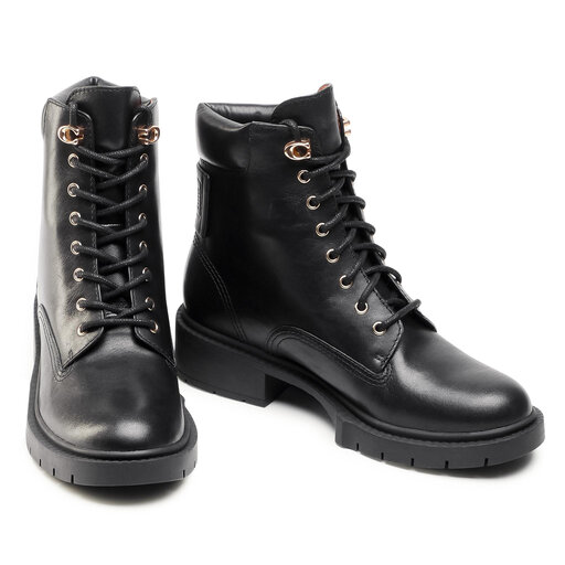 lorimer leather combat boots