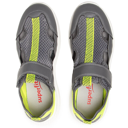 lime green furry slides