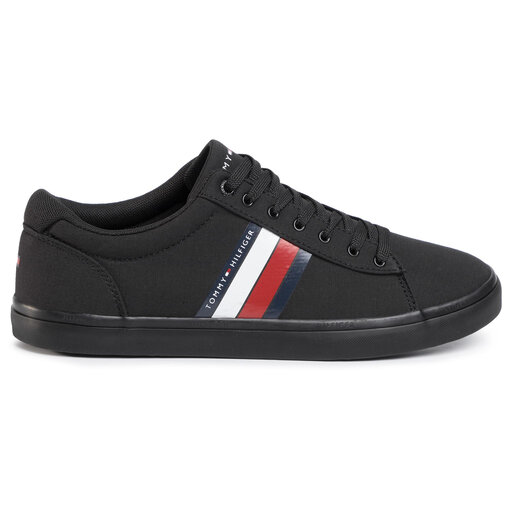 Zapatillas de tenis Tommy Hilfiger Essential Stripes Detail Sneaker FM0FM02685 Black BDS
