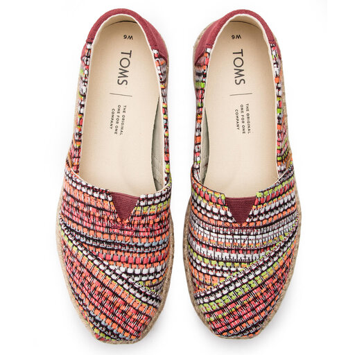 Cherry tomato woven women's espadrilles new arrivals