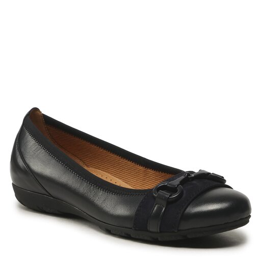 Ballerine Gabor Basic Donna - Tacco 2 Cm, Pelle Verniciata, Comode Ed Eleganti - Foto 8