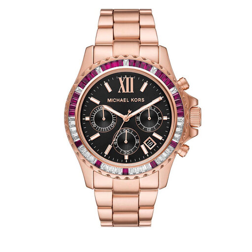 Michael kors uhr gold pink discount